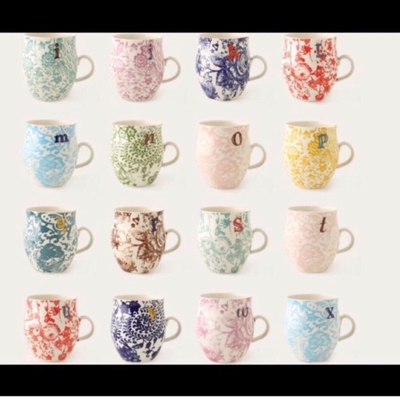 Anthropologie heirloom monogram mug “d” - Picture 5 of 7